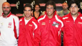 Presentan al equipo peruano de Copa Davis para jugar ante Uruguay