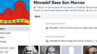 MOVADEF está reclutando cientos de seguidores mediante el Facebook
