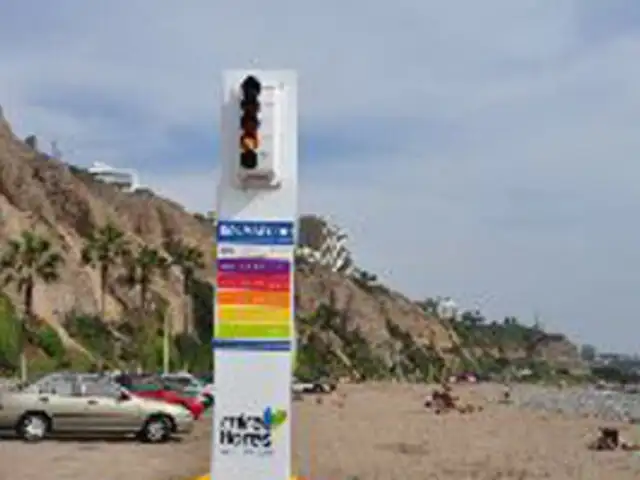 Instalan medidor de rayos ultravioleta en playa de Miraflores  