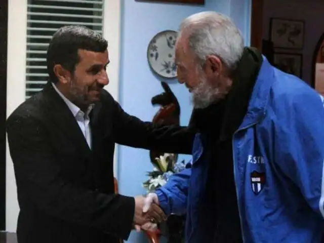Difunden fotografías de reunión entre Fidel Castro y Mahmud Ahmadinejad en Cuba