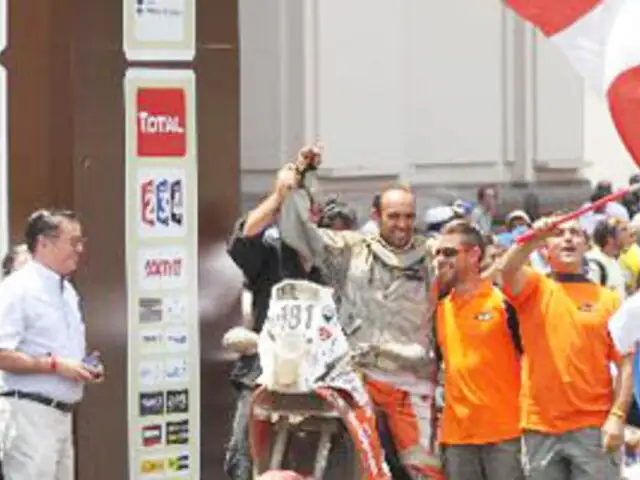 Pilotos peruanos lograron completar su participación en el rally Dakar 2012