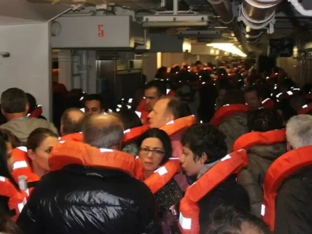 En exclusiva 24 Horas mostró imágenes inéditas de la catástrofe al interior del Costa Concordia