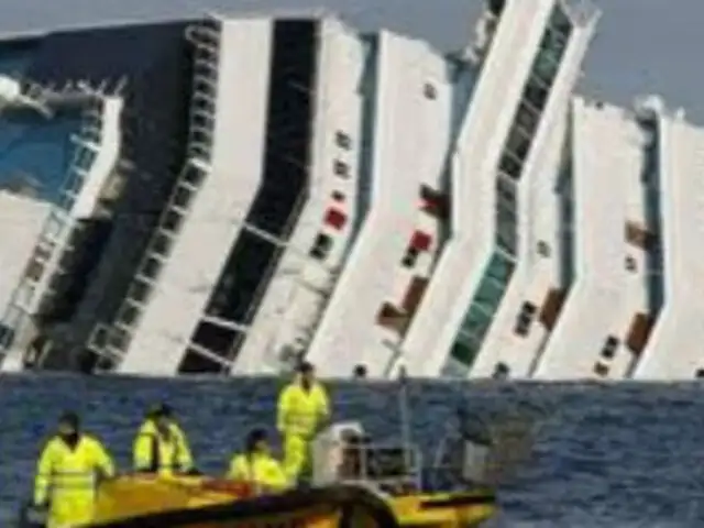 Costa Concordia pagará US$18.400 a cada pasajero afectado por naufragio