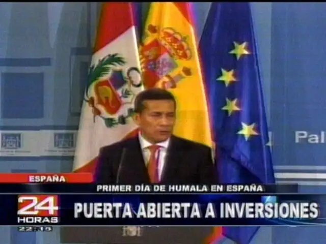 Presidente Humala: Exitosa colocación de bonos es mensaje de confianza al Perú