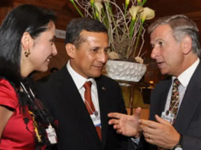 Presidente Humala defiende protagonismo de Nadine Heredia