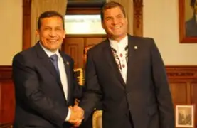 Ollanta Humala se reunirá en Chiclayo con Rafael Correa este mes