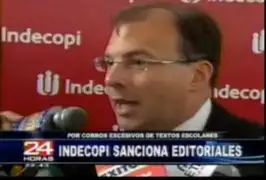 Indecopi embargará cuentas de editoriales que incurrieron en mafia de libros 