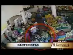 “Los carteristas”: nueva modalidad de asalto en buses y supermercados