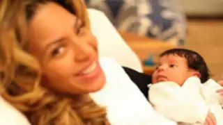 Tras polémica sobre supuesto embarazo, Beyonce presenta fotos de su primogénita