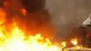 Incendio en grifo clandestino alarmó a vecinos de Barranca