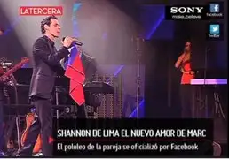 Viña del Mar: Marc Anthony dedica canción a novia Shannon De Lima