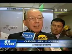 Cipriani se disculpa con la PUCP y revela que entre amigos habló con Marcial Rubio