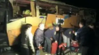 Suiza: bus escolar se estrella contra puente y deja 22 niños muertos