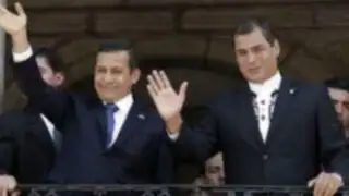 Rafael Correa: Mi chofer se parece al presidente Ollanta Humala