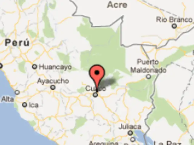 Sismo de 3.8 grados en la escala Richter sacudió la región Cusco