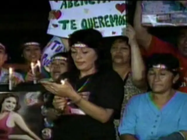 Familiares y amigos de Abencia Meza realizaron vigilia exigiendo su libertad
