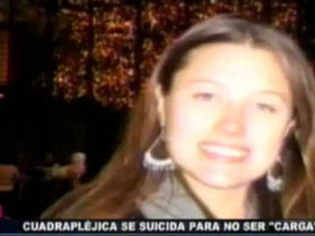 EEUU: mujer cuadrapléjica se suicida para no ser “carga” para su familia