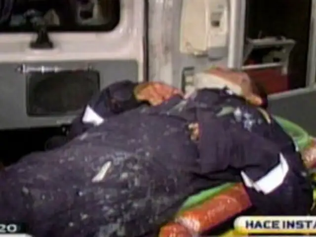 Un muerto y dos heridos graves deja choque de bus y auto en el Cusco