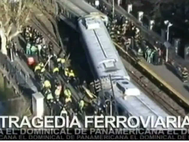 Tragedia ferroviaria enluta Buenos Aires y precariedad en colegios de Lima en El Dominical