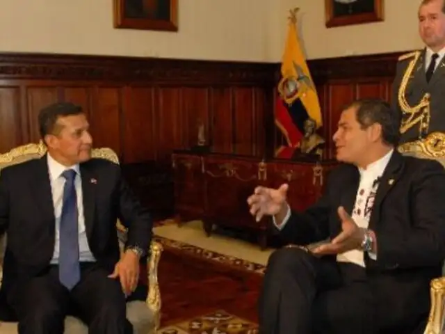 Confirman reunión entre presidentes Humala y Correa en la ciudad de Chiclayo 