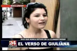 Giuliana Llamoja tilda de error judicial orden de revocatoria de su libertad