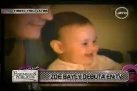 Zoe Bayly debutó en TV
