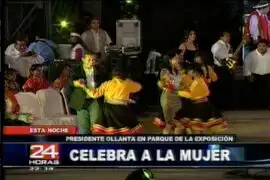 Presidente Ollanta Humala rindió homenaje a la mujer peruana 