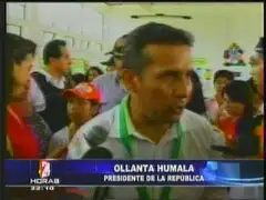 Ollanta Humala: Incendio no afectará distribución de libros