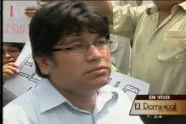 Congresista Espinoza rechaza orden de captura por presunta usurpación de terrenos 