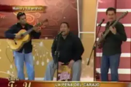 "Peña del Carajo" pone música y sabor al programa