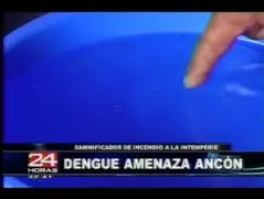 Ancón: población en alerta por amenaza de Dengue tras incendio