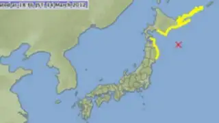 Sismo de 6.8 grados sacude el norte de Japón y emiten alerta de tsunami