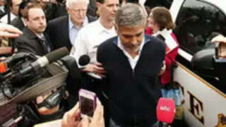 George Clooney es detenido por protestar en las afueras de embajada de Sudán