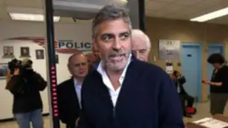 Liberan a George Clooney tras ser encarcelado durante protesta en Washington