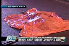 Atropellan a reciclador en Salamanca y en La Victoria incendio deja herida a niña 