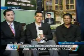 Padre de Gerson Falla indignado porque asesinos buscan librarse de condena