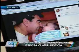 Familia de mayor de la FAP muerto denuncia homicidio en Base de Las Palmas 