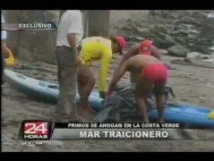 Jóvenes huancavelicanos mueren ahogados en playa de la Costa Verde