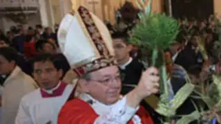 Cardenal Cipriani encabezará misa por el domingo de Ramos  