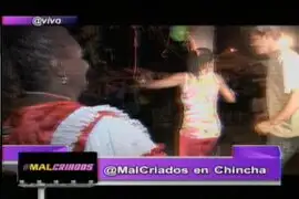 @Malcriados llegaron a la fiesta del “Semáforo” en Chincha