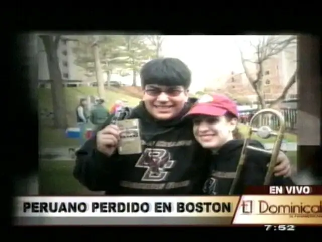 Buscan intensamente a estudiante peruano desaparecido en Massachusetts