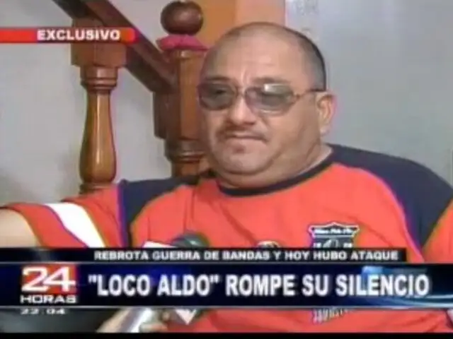 Dirigente ''loco Aldo' denuncia que 'Los Nole' quieren matarlo por su amistad con 'Wilbur ' 
