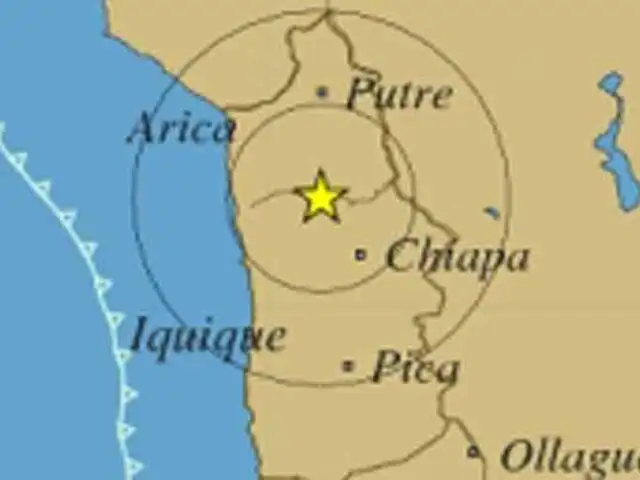  Chile: sismo de 5 grados en escala de Richter remeció Iquique