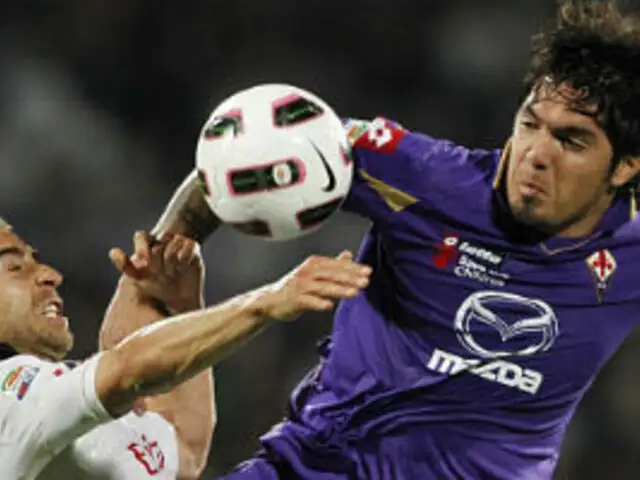Con Juan Vargas en la cancha Fiorentina fue goleado 5-0 por el Juventus 