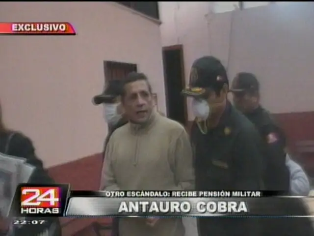 Revelan que Antauro Humala estaría recibiendo 1500 soles de pensión militar 