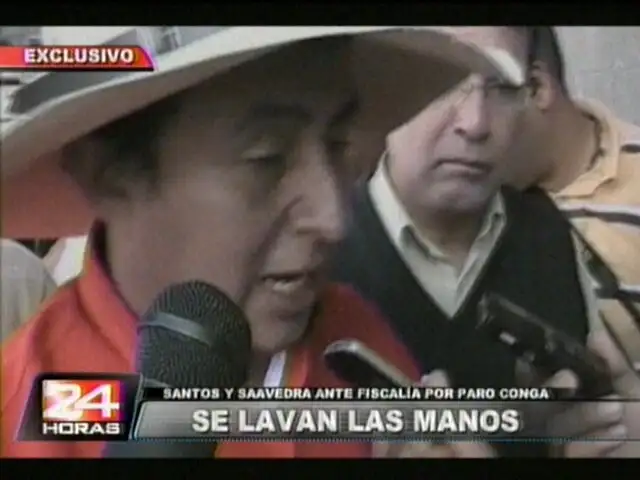 Pese a evidencias Santos niega participación en paro antiminero en el 2011