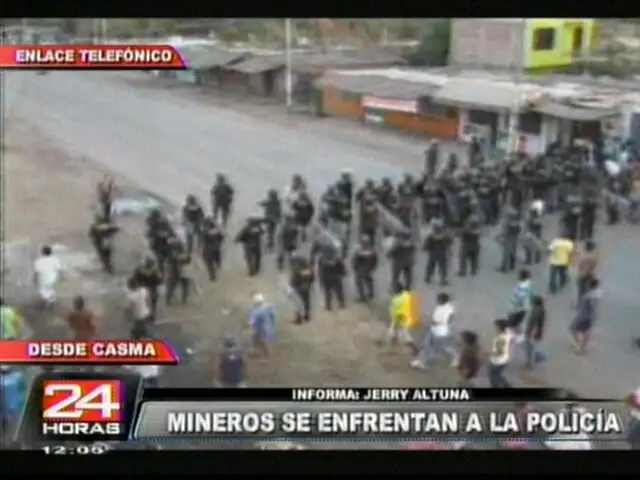 Mineros ilegales de Nasca vuelven a bloquear la Panamericana Sur