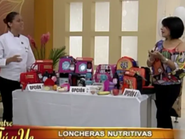 Envía a tus hijos al colegio con unas nutritivas loncheras