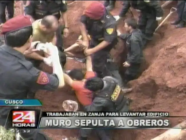 Cusco: obrero muere sepultado por el muro de vivienda que construía