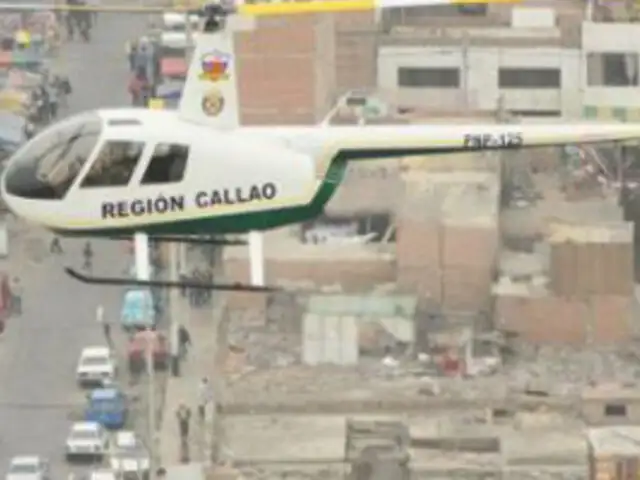 Imágenes del helicóptero que se estrelló contra una vivienda del Callao 